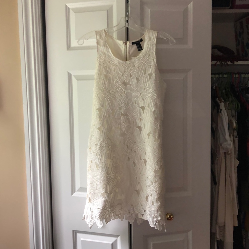 Forever 21 white lace dress